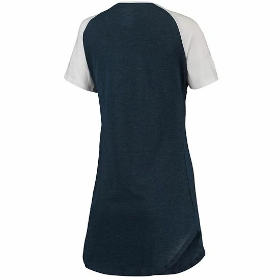 Cheapest ✨ Unbranded 👩 Women's Concepts Sport Navy/White Penn State Nittany Lions Raglan V-Neck Nightshirt 💯 - Image 4