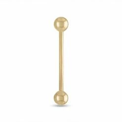 Coupon 🧨 Unbranded 10K Gold Belly Ring With Bar 💯