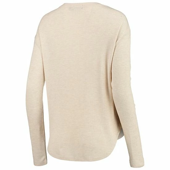 Coupon 🤩 Unbranded 👩 Women's Junk Food Oatmeal Brooklyn Nets Sunday Thermal Tri-Blend Long Sleeve T-Shirt 💯 - Image 4