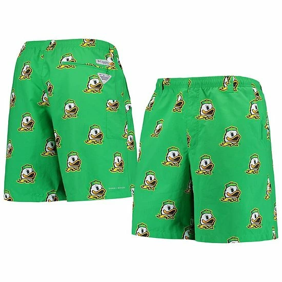 Wholesale ๐ Unbranded Men's Columbia PFG Green Oregon Ducks Backcast II Omni-Shade Hybrid Shorts โ๏ธ