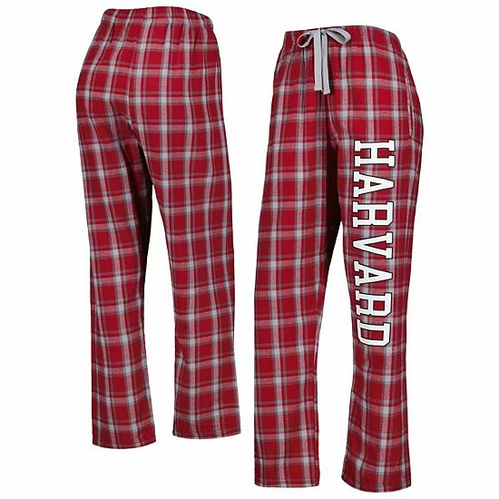 Discount 🔥 Unbranded 👩 Women's Crimson/Gray Harvard Crimson Haley Flannel Pants 🌟