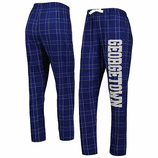New 🔥 Unbranded 👩 Women's Blue/Navy Georgetown Hoyas Haley Flannel Pants 😉 - Image 2