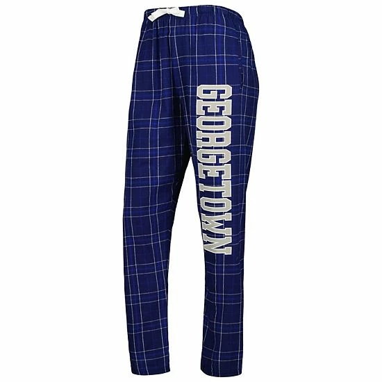 New 🔥 Unbranded 👩 Women's Blue/Navy Georgetown Hoyas Haley Flannel Pants 😉 - Image 3