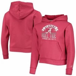Cheap 😍 Unbranded Youth League Collegiate Wear Crimson Alabama Crimson Tide Essential Pullover Hoodie 🌟
