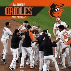 Hot Sale 😍 Unbranded Baltimore Orioles 2023 12" X 12" Team Wall Calendar 🥰