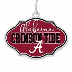 Wholesale 🤩 Unbranded Alabama Crimson Tide Frame Holiday Ornament ❤️