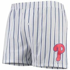 Budget 🌟 Unbranded Men's Concepts Sport White Philadelphia Phillies Vigor Boxer Shorts 😉