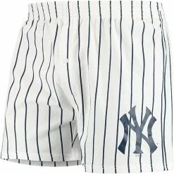 Promo ✔️ Unbranded Men's Concepts Sport White New York Yankees Vigor Boxer Shorts 🔥