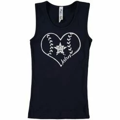 Discount 🛒 Unbranded 👧 Girls Youth Soft As A Grape Navy Houston Astros Cotton Tank Top 😀