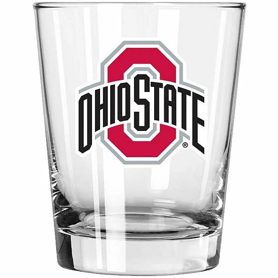 Cheap 🎉 Unbranded Ohio State Buckeyes 15oz. Double Old Fashioned Glass 👍
