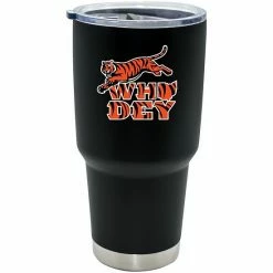 Discount 🤩 Unbranded Black Cincinnati Bengals 30oz. Who Dey Tumbler 🥰