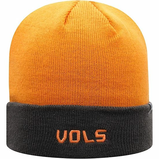 Coupon ❤️ Unbranded Men's Top Of The World Tennessee Orange/Charcoal Tennessee Volunteers Core 2-Tone Cuffed Knit Hat ✔️ - Image 3