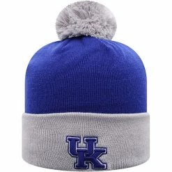 Buy 😀 Unbranded Men's Top Of The World Royal/Gray Kentucky Wildcats Core 2-Tone Cuffed Knit Hat With Pom 👍