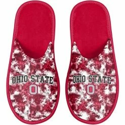 Budget ❤️ Unbranded 👩 Women's FOCO Ohio State Buckeyes Iconic Logo Scuff Slippers ⭐