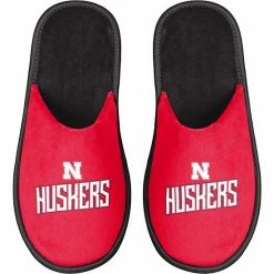 Cheap 🧨 Unbranded Men's FOCO Nebraska Huskers Scuff Slide Slippers 🔔