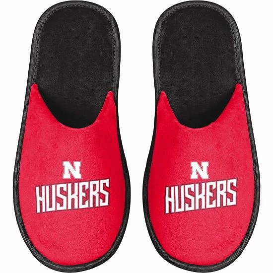 Cheap ๐งจ Unbranded Men's FOCO Nebraska Huskers Scuff Slide Slippers ๐