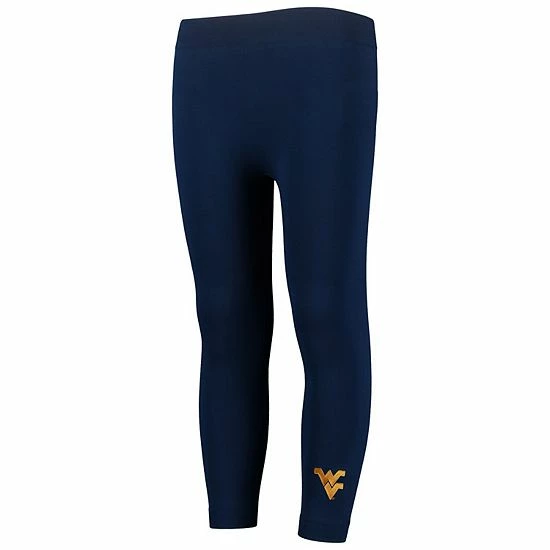 Outlet ๐ Unbranded ๐ง Girls Youth ZooZatz Navy West Virginia Mountaineers Fleece Lined Leggings ๐งจ - Image 3