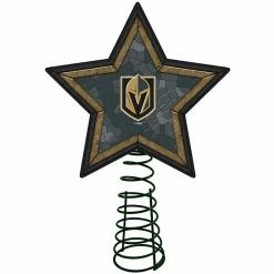 New 🔔 Unbranded Vegas Golden Knights Mosaic Tree Topper 🤩