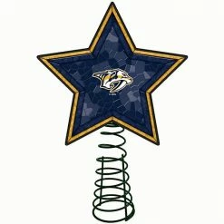 Buy 🧨 Unbranded Nashville Predators Mosaic Tree Topper 🛒