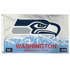 Buy 😀 Unbranded WinCraft Seattle Seahawks State License Plate One-Sided 3' X 5' Flag 🔔