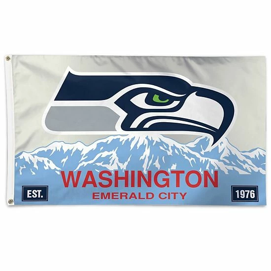 Buy 😀 Unbranded WinCraft Seattle Seahawks State License Plate One-Sided 3' X 5' Flag 🔔