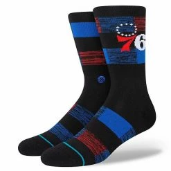 Best Pirce 👍 Unbranded Men's Stance Philadelphia 76ers Cryptic Crew 🧦 Socks 😍