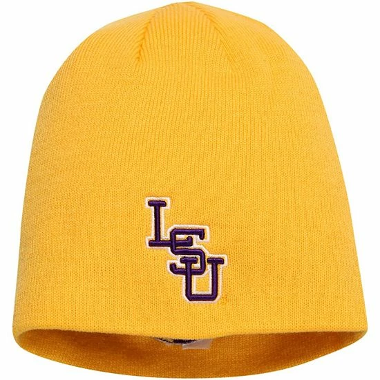 Outlet 😀 Unbranded Men's Top Of The World Gold LSU Tigers EZDOZIT Knit Beanie ❤️ - Image 3