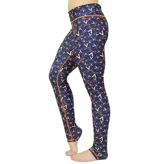 New 🌟 Unbranded 👩 Women's ZooZatz Virginia Cavaliers Stacked Mascot Leggings 🔔 - Image 3