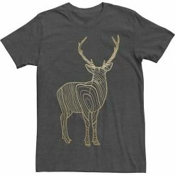 Budget 😀 Unbranded Big & Tall Fifth Sun Stag Tree Grain Animal Tee 😀