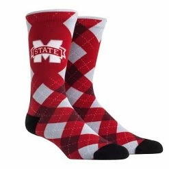 Top 10 🔥 Unbranded Men's Rock Em 🧦 Socks Mississippi State Bulldogs HyperOptic Argyle 👗 Dress 🧦 Socks 😉