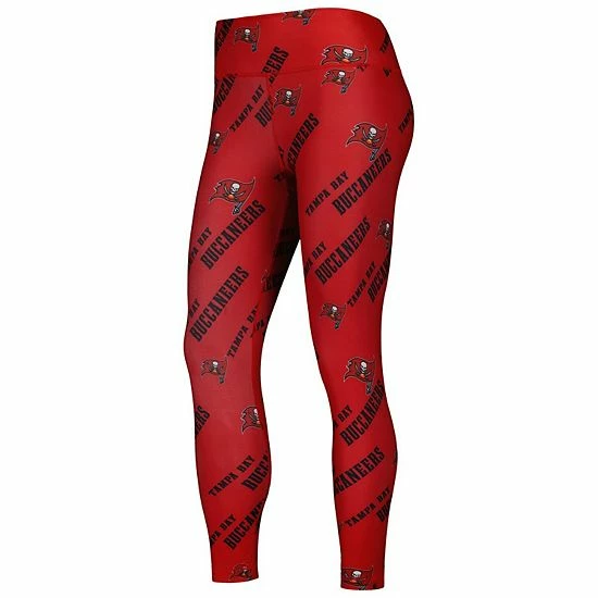Coupon 🔥 Unbranded 👩 Women's Concepts Sport Red Tampa Bay Buccaneers Breakthrough Allover Print Leggings 🔔 - Image 3