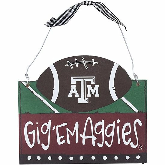 New โค๏ธ Unbranded Texas A&M Aggies Logo Football Ornament ๐