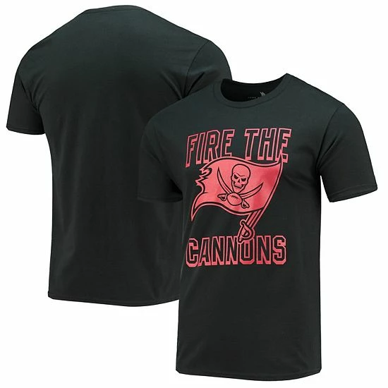 Deals ๐ Unbranded Men's Junk Food Black Tampa Bay Buccaneers Fire The Cannons Team T-Shirt ๐ - Image 2