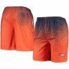 Wholesale 🧨 Unbranded Men's FOCO Navy/Orange Denver Broncos Pixel Gradient Training Shorts 👍