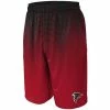 Outlet 😀 Unbranded Men's FOCO Red/Black Atlanta Falcons Pixel Gradient Training Shorts 🔔