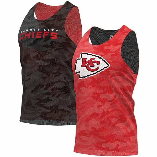 Deals ๐คฉ Unbranded Men's FOCO Red/Gray Kansas City Chiefs Reversible Mesh Tank Top ๐