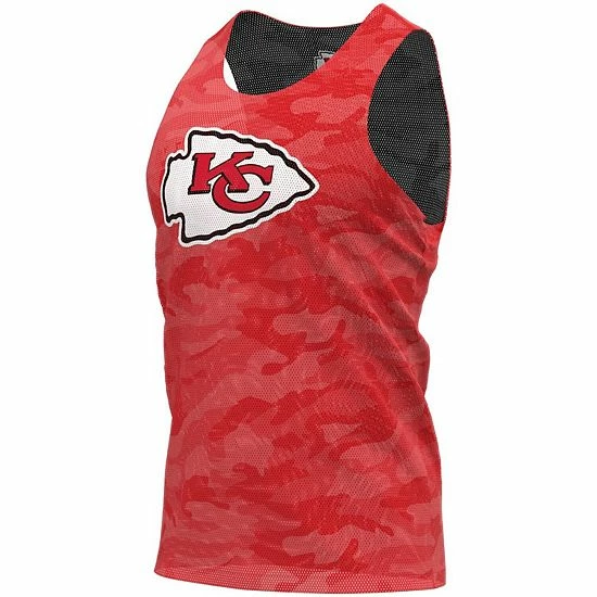 Deals ๐คฉ Unbranded Men's FOCO Red/Gray Kansas City Chiefs Reversible Mesh Tank Top ๐ - Image 3