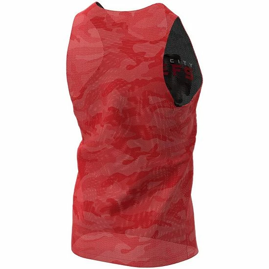 Deals ๐คฉ Unbranded Men's FOCO Red/Gray Kansas City Chiefs Reversible Mesh Tank Top ๐ - Image 4