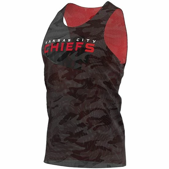 Deals ๐คฉ Unbranded Men's FOCO Red/Gray Kansas City Chiefs Reversible Mesh Tank Top ๐ - Image 5