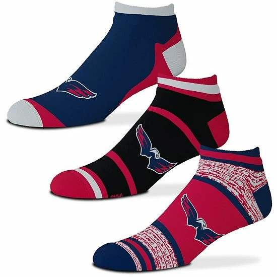 Best deal 😍 Unbranded For Bare Feet Washington Capitals Cash Three-Pack Ankle 🧦 Socks 👍