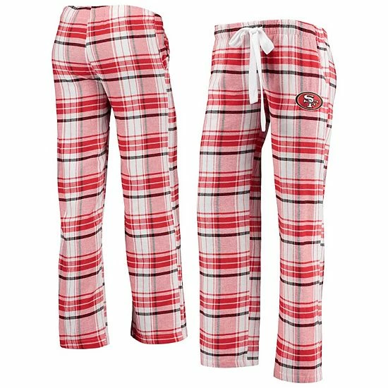Outlet ๐ Unbranded ๐ฉ Women's Concepts Sport Scarlet/Black San Francisco 49ers Accolade Flannel Pants ๐คฉ