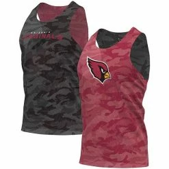 Best deal 👏 Unbranded Men's FOCO Cardinal/Gray Arizona Cardinals Reversible Mesh Tank Top 🛒