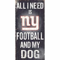 Discount 🎉 Unbranded New York Giants Football And My 🦮 Dog Sign 👍