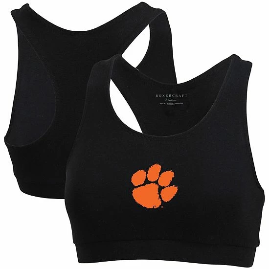 Coupon ๐ Unbranded ๐ฉ Women's Black Clemson Tigers Support Your Team Sports Bra ๐ - Image 2