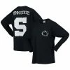 New 👍 Unbranded 👩 Women's Pressbox Navy Penn State Nittany Lions Big 👕 Shirt Oversized Long Sleeve T-Shirt 👍