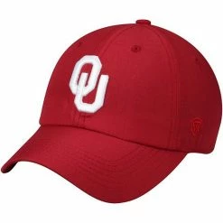 Best reviews of 💯 Unbranded Men's Top Of The World Crimson Oklahoma Sooners Primary Logo Staple Adjustable Hat 🔥