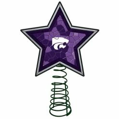 Best Sale 🌟 Unbranded Kansas State Wildcats Mosaic Tree Topper 🔔