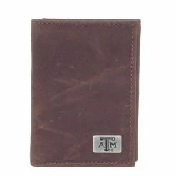 Brand new 😉 Unbranded Texas A&M Aggies Leather Trifold Wallet 🛒