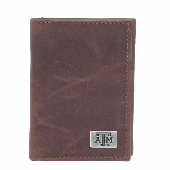 Brand new 😉 Unbranded Texas A&M Aggies Leather Trifold Wallet 🛒