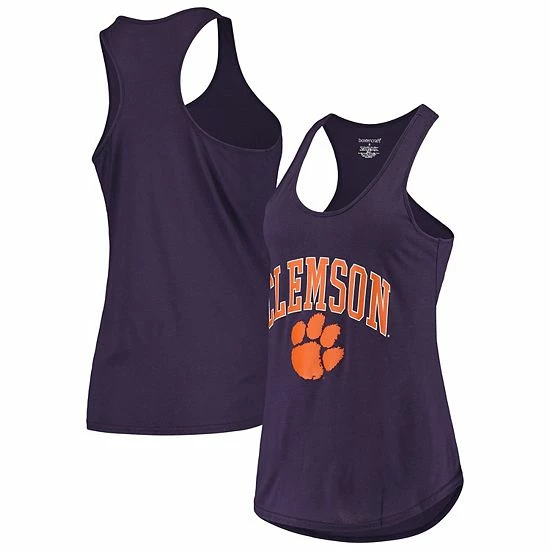 Wholesale ๐ Unbranded ๐ฉ Women's Purple Clemson Tigers Essential Racerback Tank Top ๐ฏ - Image 2